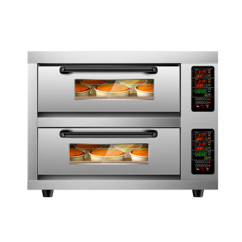 喜莱盛商用烤箱大型烘焙电烤箱 烤披萨面包月饼烤地瓜大容量烤箱精准温控二层四盘 WL-008
