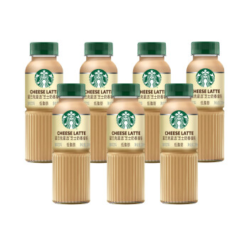 星巴克星选咖啡饮料270ml瓶装（7瓶装）芝士奶香