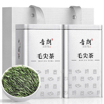 音朗 茶叶绿茶 毛尖茶明前特级 2024新茶春茶嫩芽茶叶礼盒装500g