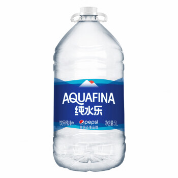 百事可乐纯水乐 AQUAFINA 饮用水 纯净水 5L*4瓶 整箱 百事可乐出品