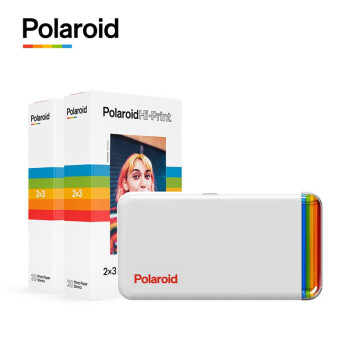 Polaroid/宝丽来 Hi-Print 2x3 手机照片一次成像无线蓝牙便携打印机（含打印机相纸*2）