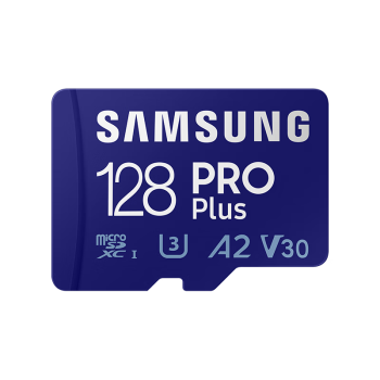 三星（SAMSUNG）128GB TF（MicroSD）存储卡Pro Plus U3 V30读180MB/s写130MB/s高速游戏机平板电脑内存卡