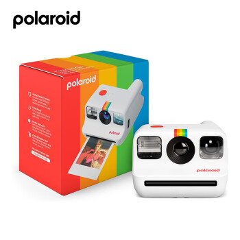 Polaroid/宝丽来 Go Gen2袖珍型拍立得 入门级Mini即时成像便携相机 白色 含白框彩色相纸*2（32张）