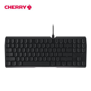 CHERRY樱桃 MX3.0S TKL 键盘机械 G80-3876LSAEU-2 游戏键盘 有线电脑键盘 樱桃键盘 黑色 青轴