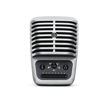 SHURE MV51大型振膜电容麦克风 录音视频制作可返听有声小说录制会议麦克风话筒