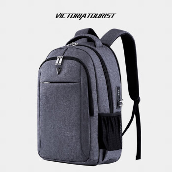 VICTORIATOURIST双肩包男15.6英寸笔记本电脑包大容量背包商务旅行包学生书包A901