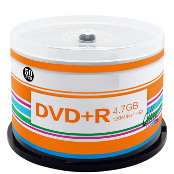 联想（Lenovo） DVD+R光盘/刻录盘16速4.7GB办公系列桶装50片空白光盘