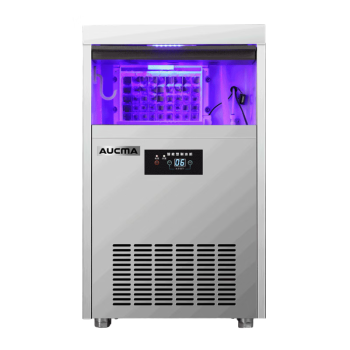 澳柯玛（AUCMA）风冷制冰机商用全自动造冰机大冰格冰块机 奶茶酒吧饮品店大型60冰格 AZK-70NE