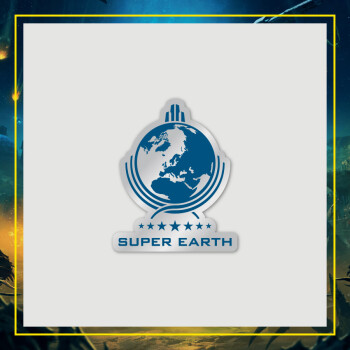INSERT COIN绝地潜兵2超级地球徽章 索尼PS游戏周边正版授权