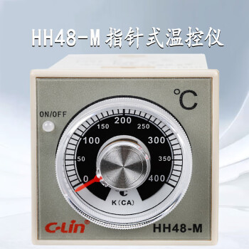 睿溪指针式温控仪温控表HH48-M E5C2 HH48N-131/101卡导轨温控器