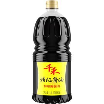 千禾 酱油 特级生抽 酿造酱油1.8L
