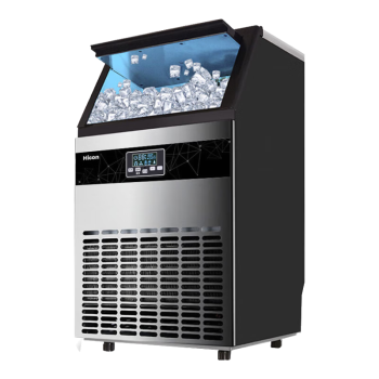 惠康（HICON)制冰机大型商用奶茶店/酒吧/KTV100KG全自动方冰块制作机
