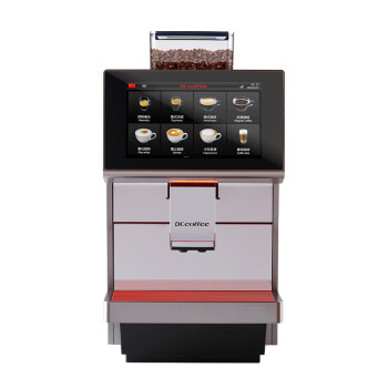 咖博士（Dr.coffee）咖啡机 M12-PLUS 一键奶咖金属镜面全自动办公室商用咖啡机一键触控自定义咖啡机自动清洁