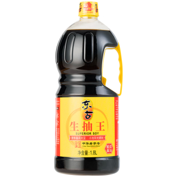 东古 酱油 生抽王1.8L 红烧味极鲜 酿造酱油 中华老字号
