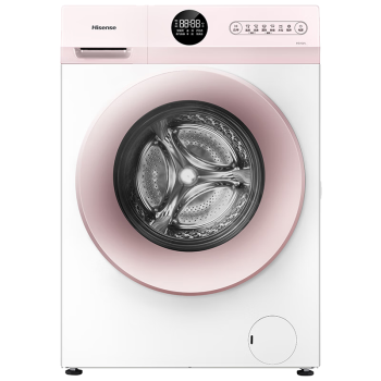 海信（Hisense）滚筒洗衣机全自动 10公斤家用大容量 500mm超薄 BLDC变频 1.10高洗净比 护色洗 HG10J1P 以旧换新