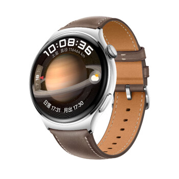 HUAWEI华为 WATCH4 华为手表智能手表呼吸健康研究一键微体检研究华为运动手表  土星褐