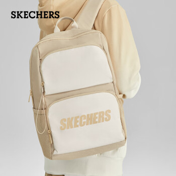 斯凯奇（Skechers）女男情侣同款双肩包大容量书包百搭学生背包电脑包L320U196