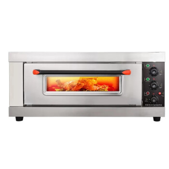 QKEJQ大型电烤箱商用一层一盘披萨烘焙大容量蛋糕面包燃气烤箱电热烤炉   一层一盘 定时款