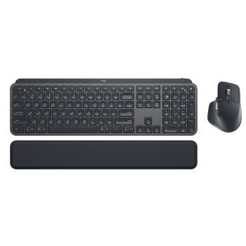 罗技（Logitech）大师系列 MX Keys S Combo无线键鼠套装 MX Keys S+ MX Master 3s高性能办公键鼠套装 智能背光 黑