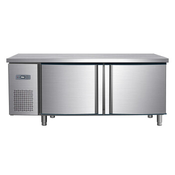 TYXKJ商用冷藏工作台冰箱冰柜不锈钢奶茶厨房操作台保鲜双温   双温工作台:1.8m*0.8m*0.8m 