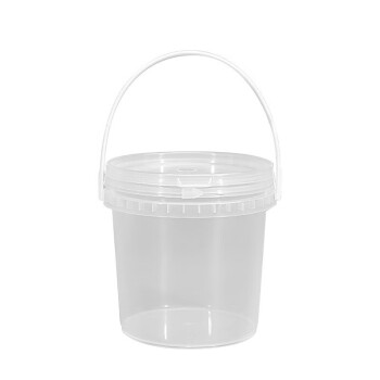 富光（Fuguang）透明塑料桶 密封打包桶 带盖龙虾桶 涂料桶油漆桶