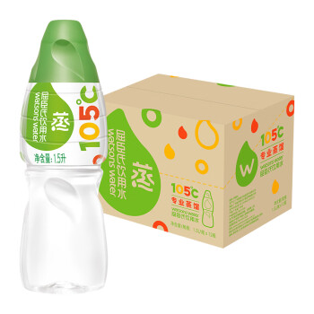 屈臣氏（Watsons） 饮用水（蒸馏制法）百年水品牌旅行聚会必备家庭用水 1.5L*12瓶