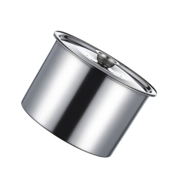 禧天龙 不锈钢味盅油盆调料盆调料罐深罐调料缸 厨房商用带盖加厚