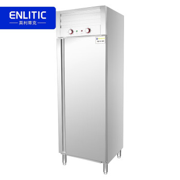 英利蒂克（Enlitic）大型热风循环高温消毒柜商用立式学校食堂不锈钢餐具消毒碗柜(单门)RTP-420F