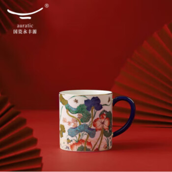永丰源（auratic） 国瓷  幸福礼幸福和鸣 中国风 陶瓷马克杯单杯茶杯