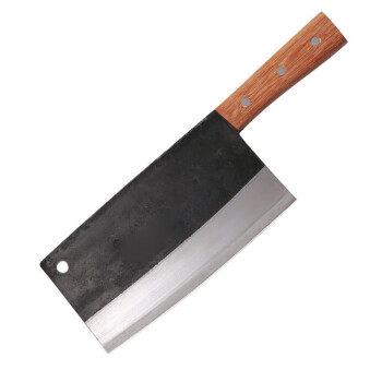 ZGYFJCH 传统锻打家用菜刀高碳钢切菜切肉刀具黑铁刀切片刀