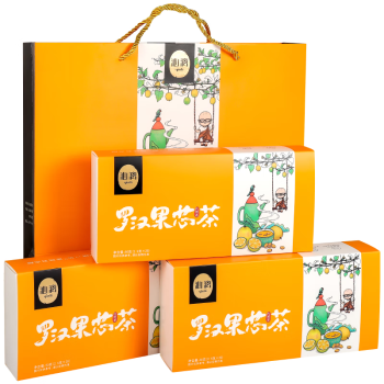 沁漓桂林特产广西罗汉果茶150g新鲜黄金脱水罗汉果仁芯茶独立包装礼盒