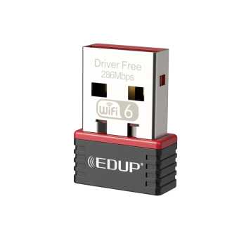 翼联（EDUP）WiFi6免驱动 usb无线网卡 台式机笔记本网卡 台式机笔记本电脑无线wifi接收器 随身wifi发射器