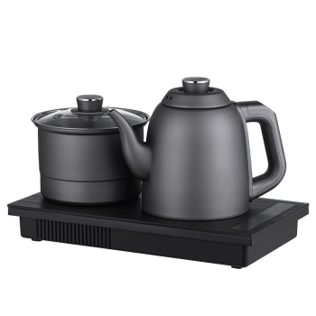 友家铺子（Biooner）全自动上水电热水壶烧水壶茶台茶桌茶几一体嵌入式电茶壶泡茶抽水茶具套装 钛灰色清洁款
