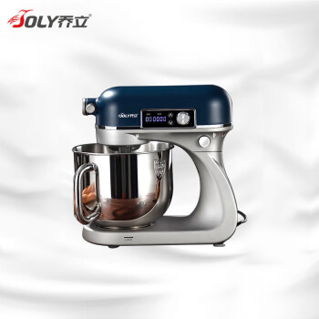 乔立厨师机L5和面家用揉面发面全自动多功能搅面奶油机5L 经典蓝