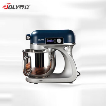 乔立厨师机L5和面家用揉面发面全自动多功能搅面奶油机5L 经典蓝 5L