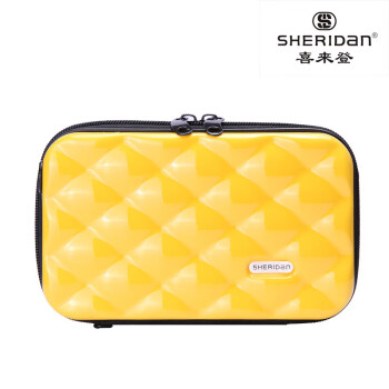 SHERIDan收纳包SHB-001F 时尚休闲防水便携旅游包化妆品收纳包 黄色