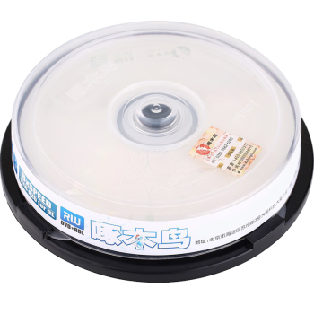 啄木鸟 DVD+R 光盘/刻录光盘/空白光盘/刻录碟片/大容量/  DL 8速 8.5G 单面双层 10片桶装 刻录盘