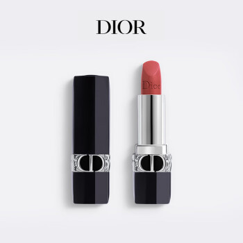  迪奥（Dior）烈艳蓝金口红 哑光720 豆沙红棕 持久唇膏 化妆品 生日礼物送女友
