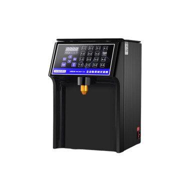 苏勒果糖机定量机商用小型奶茶店专用微电脑全自动16格精准咖啡店   16格黑色