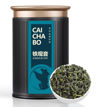 采茶伯乌龙茶 安溪铁观音清香型特级45g轻火罐装茶叶嫩芽自饮自己喝