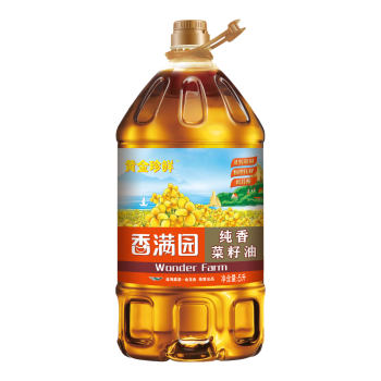 香满园黄金珍鲜 非转基因 纯香菜籽油5L