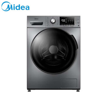 美的（Midea）洗衣机 滚筒全自动 洗烘一体机 10公斤带烘干 母婴儿童内衣除螨除菌变频大容量 MD100VT55DG-Y46B