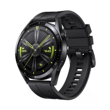 华为HUAWEI WATCH GT 3 黑色活力款 46mm表盘 华为表 运动智能表 血氧自动检测