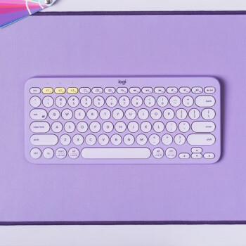 罗技（Logitech）K380 企业级无线蓝牙键盘 办公笔记本平板IPAD电脑键盘 时尚简约 超薄便携 星暮紫