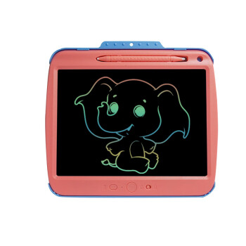 吉瑞恩斯（JARANCE）液晶写字板儿童彩色小画板 9吋可充电透明款粉色-彩色（其他颜色联系客服）