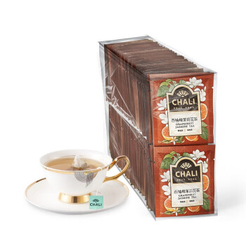 CHALI茶里西柚味茉莉花茶100包/袋 量贩装独立包装花茶餐厅佐茶用茶