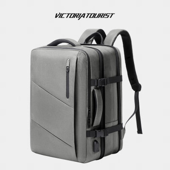 VICTORIATOURIST双肩包男大容量旅行背包可扩容商务17.3英寸电脑包V9012