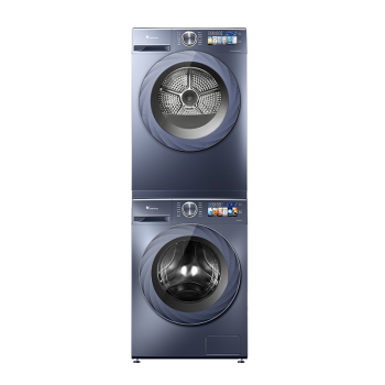 小天鹅（LittleSwan）洗烘套装 10KG滚筒洗衣机+变频热泵烘干机 超薄全嵌 蓝氧【小乌梅2.0高奢版】TG100VIC+S88MAX