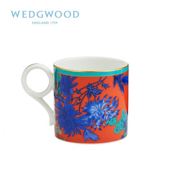 WEDGWOOD威基伍德 漫游美境马克杯骨瓷杯子咖啡杯水杯黄金鹦鹉马克杯