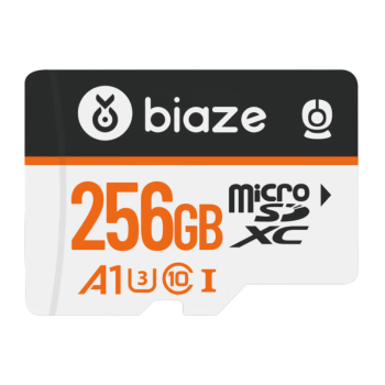 毕亚兹（BIAZE）256GB TF（Micro SD）存储卡 小米家庭监控专用内存卡 高度耐用 稳定读写